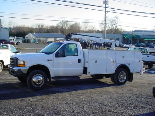 2000 FORD F550 MECHANICS SERVICE TRUCK 11' IMT UTILITY BODY CRANE 6SP 7.3 DIESEL, US $23,900.00, image 4