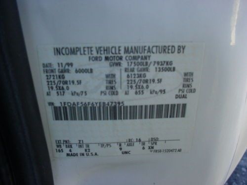 2000 FORD F550 MECHANICS SERVICE TRUCK 11' IMT UTILITY BODY CRANE 6SP 7.3 DIESEL, US $23,900.00, image 58