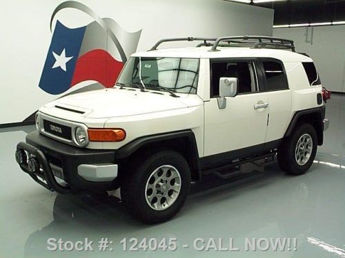 2012 toyota fj cruiser 4x4 auto rear cam roof rack 23k! texas direct auto