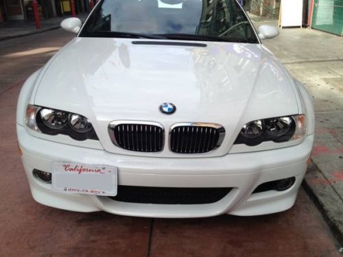 2003 bmw m3, e46 white, cinnamon 2nd owner, 29.5k miles no accidents no reserve!