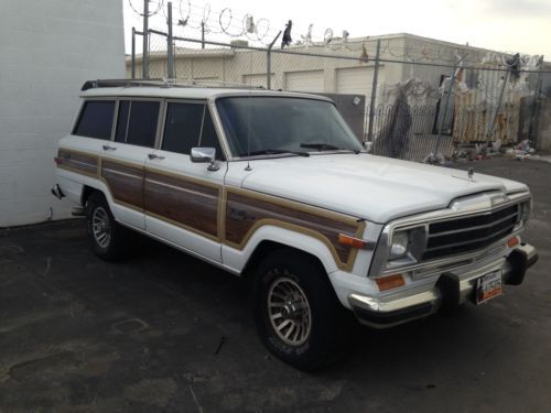 1990 jeep grand wagoneer base sport utility 4-door 5.9l no title no reserve