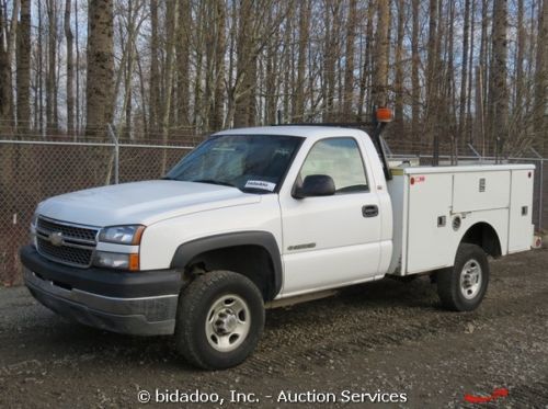 2005 chevrolet 2500hd silverado utility truck 6.0l gasoline a/t a/c standard cab