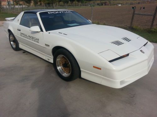 1989 pontiac trans am turbo indianapolis pace car