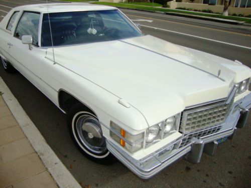 1974 cadillac coupe deville base 2-door 7.7l (472 c.i.)