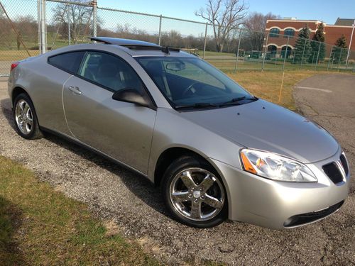 2008 pontiac g6 gt coupe/sunroof/heated lthr/chrome/rebuilt-salvage/no reserve !