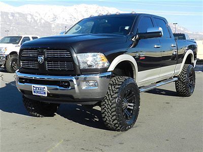 Dodge ram crew cab laramie 4x4 custom new lift wheels tires bumpers leather auto