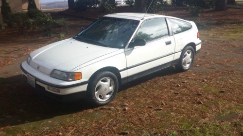 1990 crx si little old lady owned and garage kept completely stock fun car!