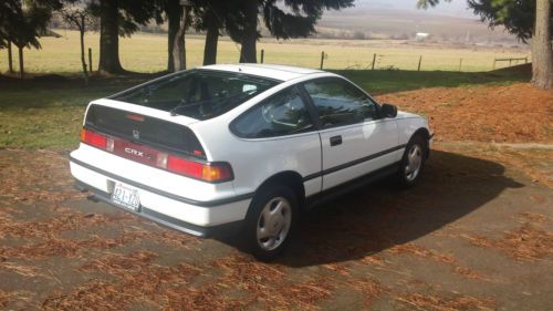 1990 CRX Si Little Old Lady Owned and Garage Kept Completely Stock Fun Car!, image 2