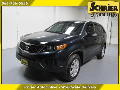 2013 kia sorento lx fwd blue 7 passenger