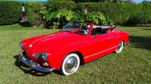 This beautiful 1965 karmann ghia convertible.turns heads everywhere you go!!!