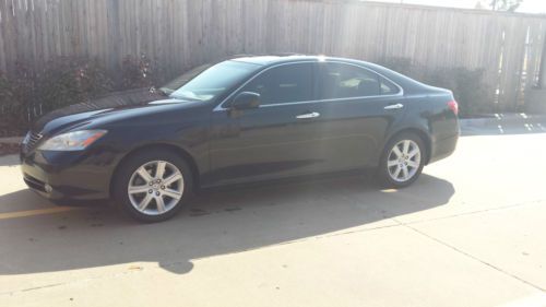 2007 lexus es350 black w/leather, moof roof, navigation, back up camera