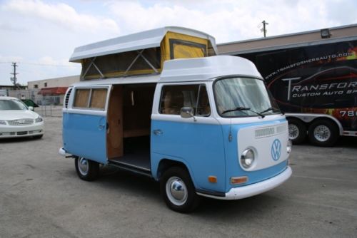 1970 volks wagon camper bus vanagon w custom paint &amp; major restorations