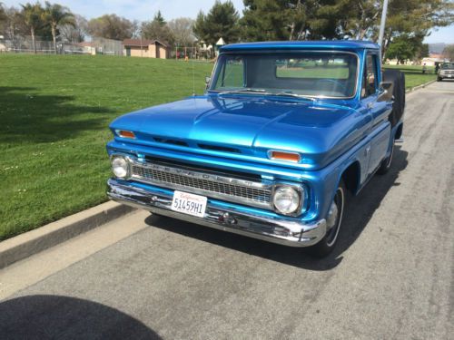 1966 chevy c-10 stepside pickup fully restored