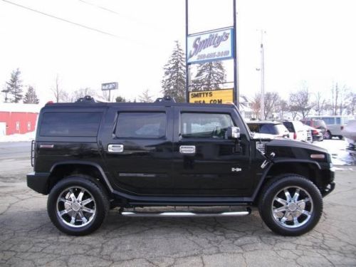 2004 hummer h2 lux series suv bose stereo 3rd row seat 22&#034; milani bf goodrichs!!