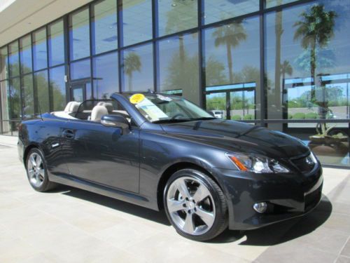 10 gray 2.5l v6 leather navigation miles:15k convertible one owner certified