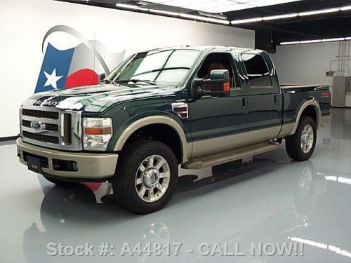 2008 ford f-250 king ranch crew cab 4x4 diesel sunroof texas direct auto