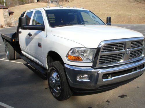 2011 ram 3500 flat bed cummins diesel 4x4