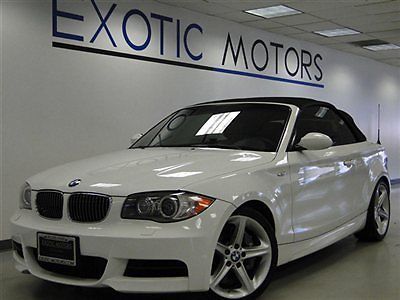 2008 bmw 135i convertible!! htd-sts prem/sport-pkg comfort-access blk-top xenons