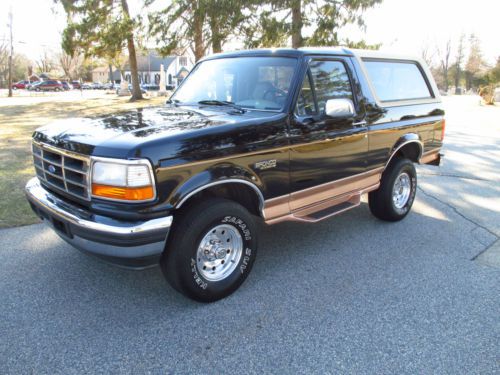 1995 bronco *only 113k actual miles!* 5.8 v8 tow pack  limited slip_leather int