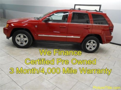 05 jeep grand cherokee limited 4wd leather heat seats finance cpo warranty texas