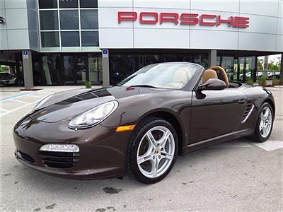 2011 porsche boxster 2.9l rare macadamia metallic 6 speed navigation bluetooth