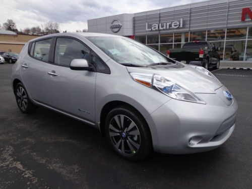 New 2014 leaf sl zero emissions technology navigation rear camera heated seats