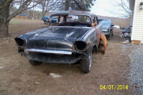 1957 chevy belair 2 door sedan. (project car), image 8