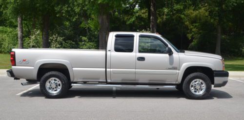 2005 chevrolet silverado 2500 ext cab 4x4 duramax diesel leather sunroof 1 owner