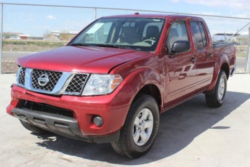 2013 nissan frontier sv crew cab 4wd damaged salvage runs!! wont last must see!!