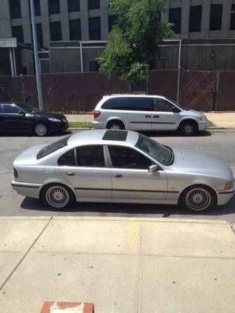 Gray bmw 528i reconstructive