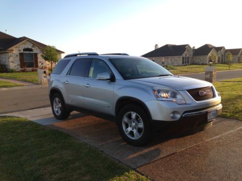 2009 gmc acadia slt - leather, dvd, dual sun roof, reverse cam, auto start!