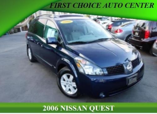 2006 nissan quest sl mini passenger van 4-door 3.5l