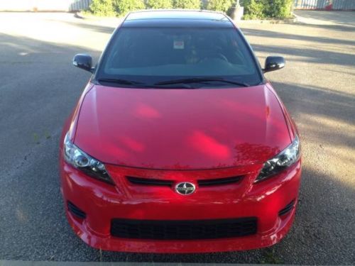 2013 scion tc 8.0 series trd edition**ferrari red**low miles** 6spd**panoramic**