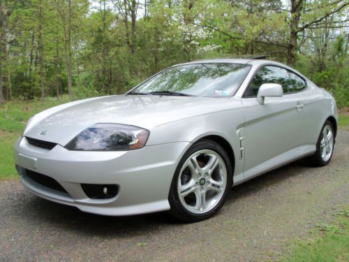 2006 hyundai tiburon gt 2.7l coupe, 38k miles, manual, one owner