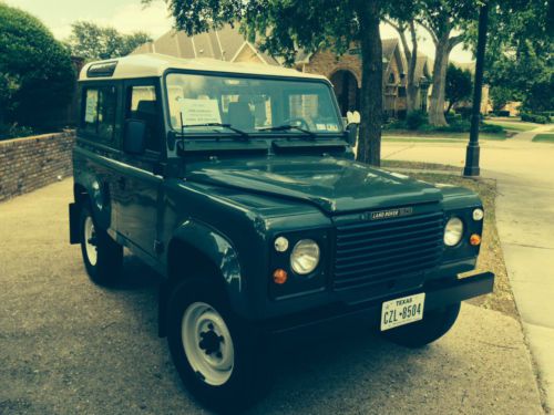 1986 landrover defender v8 3.5ltr keswick green, awesome!!!