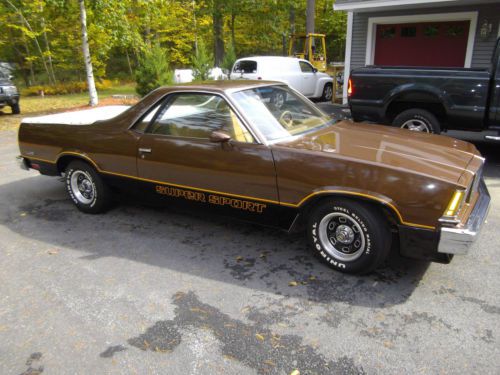 1979 chevy el camino ss, 305-v8 4-speed positraction,&#034;survivor&#034;,49546 miles