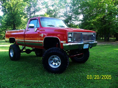 1983 chevrolet silverado k20 3/4 ton 4x4 with 12&#034; lift