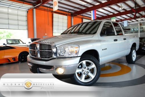 08 dodge ram 1500 slt quad cab 5.7l hemi 49k miles cloth cruise control alloys