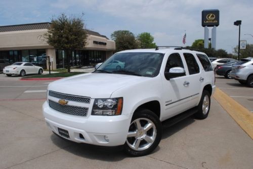 2012 chevy tahoe ltz heated leather navi dvd sunroof cd