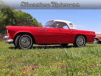 1955 red! restored engine rebuilt 4 speed power steering new chrome 312cid motor