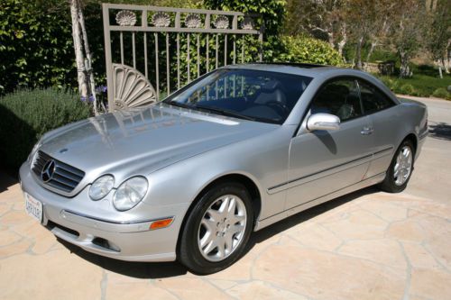 2001 mercedes benz cl500 silver