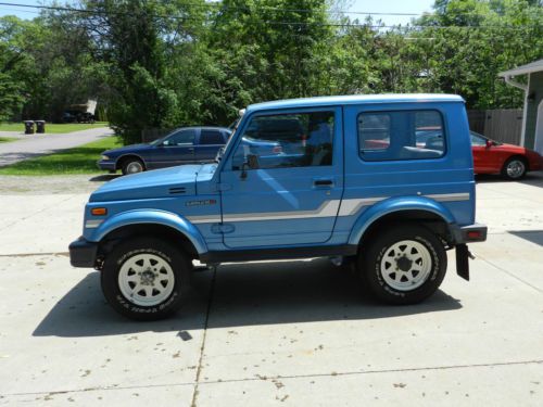 1986 suzuki samurai hardtop  great running rust free california car no reserve!