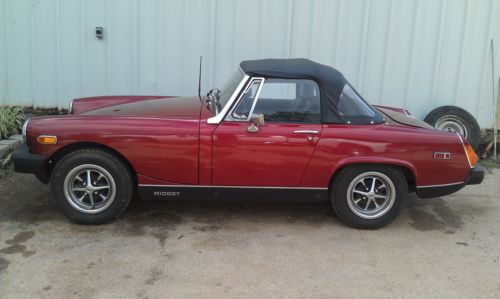 1979 mg midget mk iv convertible 2-door 1.5l very nice undocumented 29k car