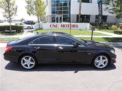 2012 mercedes benz cls 550 amg black over white