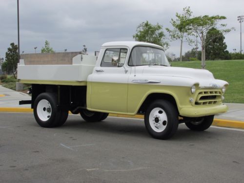 1957 chevrolet 3600 dually short bed dump truck