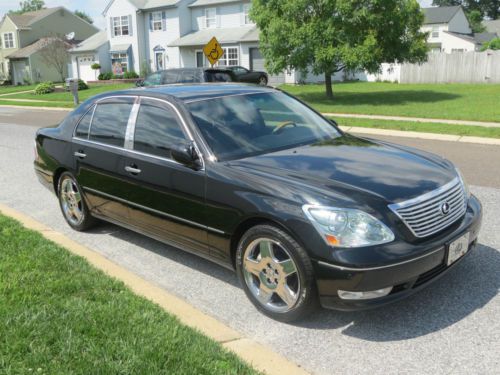 2005 lexus ls430 fully loaded! luxury package! navigation! leather wood interior