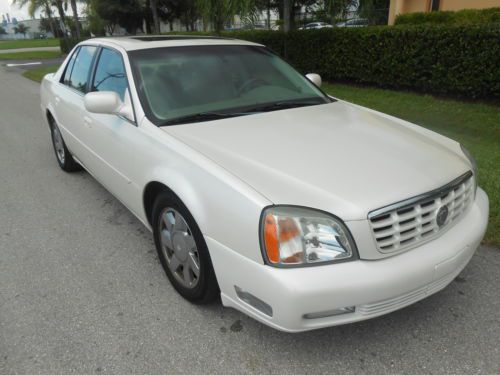 2001 cadillac dts  moon roof  heated- memory-lumbar seats chrome  wheels   nice