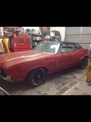1972 olds cutlass convertible 442