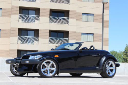 2000 plymouth prowler convertible black chrome wheels low miles