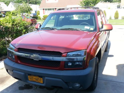 2002 chevrolet avalanche 1500 base crew cab pickup 4-door 5.3l